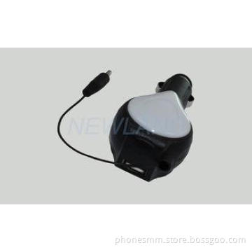 12 - 24V Input Retractable Micro USB Charger / High Speed U